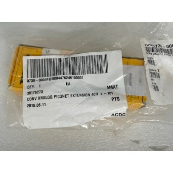 AMAT 0730-00044 CONV Analog PICONET EXTENSION 4CH +-10V